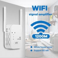 ราคา Wifi Repeater Amplifier 1200 ตัวขยายสัญญาณ Wifi Range Extender Repeater ตัวขยายสัญญาณ (300Mbps) (19732944746)