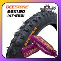 ราคา ยางนอก ยางใน จักรยาน 26x1.90 ยี่ห้อDeestone (54151434895)