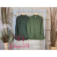 ราคา H&M Kemeja H&MH&amp;M ARMY SHIRT / เสื้อเชิ้ต OVERSIZE (27015275605)