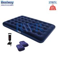 ราคา Bestway ที่นอนเป่าลม 4.5 ฟุต (ฟูล) 1.91x1.37x0.22 ม. รุ่น 67002 + หมอนเป่าลม 2 ใบ + ที่สูบลมดับเบิ้ลควิ๊ก วัน รุ่น 68612 (25238065882)