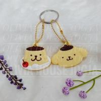 ราคา GANTUNGAN พวงกุญแจ Pompompurin พวงกุญแจหัวยาง Pompompurin สีเหลือง (27672649930)