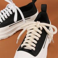 ราคา 1 คู่แข็งสานรองเท้าผ้าใบเชือกผูกรองเท้าสําหรับ ไม่จํากัดเพศ สวมทนผ้าใบหนาเชือกป่านรองเท้าอุปกรณ์เสริม (29156322475)