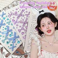 ราคา คอสเพลย์วันหยุดฮาโลวีน ใบหน้ามาสค์ พร้อมพลอยเทียม ทำความสะอาดได้ง่าย วัสดุกระดาษไม่มีสารก่อภูมิแพ้ เหมาะสำหรับงานปาร์ตี้ (50200511585)