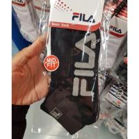ราคา ถุงเท้า FILA MID FIT พื้นดำ โลโก้เทา ของแท้ (1055129625)