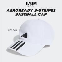 ราคา ADIDAS AEROREADY 3-STRIPES BASEBALL CAP (HT2043) หมวกวิ่ง กันแดด ลิขสิทธิ์แท้!! (22286033565)
