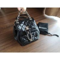 ราคา กระเป๋า แบรนด์เนม มือสอง chanel 22c duma backpack หนัง calfskin (21585307152)