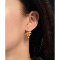 ราคา ต่างหูมุก Dior Home Diamond Bow (54401409230)