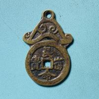 ราคา ทองเหลืองอายุยืนความมั่งคั่งซุบซิบรูปแบบกํามือ-ขึ้นเยื่อกระดาษทองแดงบริสุทธิ์คอลเลกชันโบราณราชวงศ์ชิงวัตถุสินค้าเก่าจี้โบราณ10.11.11 (29142791943)