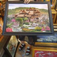 ราคา กรอบรูป วิว ภาพวิว วิวธรรมชาติ แบบบ้าน สวนหย่อม ทิวเขา ภูเขา ดอกไม้ แขวนผนัง บ้าน ร้านค้า ของขวัญ ที่ระลึก ของชำร่วย (7867903343)