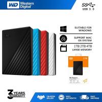 ราคา 1TB/2TB/4TB Western Digital External wd HDD Hard disk 2.5 นิ้ว USB 3.2 Portable hard drives (24494169803)