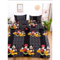 ราคา ชุดผ้าปูที่นอนลายการ์ตูนมิกกี้เมาส์เมาส์&มินนี่ พร้อมผ้านวมครบชุด (12735112405)