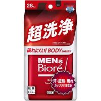 ราคา kao Men's Biore Body Sheet Super Cleansing Type 28 sheets Direct from Japan (25383248680)