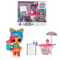 ราคา L.O.L Surprise House Art Cart Playset with Splatters Collectible ของเล่นตุ๊กตาแอลโอแอล เซอร์ไพรส์ LL583806 (18630340302)