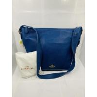 ราคา กระเป๋าสะพาย Coach denim blue duffle leather 35775 (20260355146)