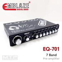 ราคา ปรีด์แอมป์รถยนต์ 7แบนด์ ปรีแอมป์ EMBLAZE EQ-701 (7176932921)