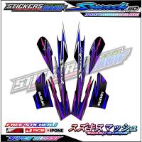 ราคา SUZUKI SMASH 110 R OLD VARIATION STRIPING - สไตล์ดั้งเดิม / SUZUKI SMASH 110 MOTORCYCLE VARIATION STICKER LIST (44124676792)
