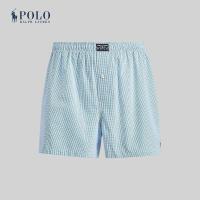 ราคา Polo Ralph Lauren Underwear BOXER Windowpane Woven Boxer กางเกง Boxer รุ่น MAPOUND01620015 สี 400 BLUE (22214793481)