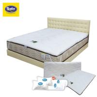 ราคา Satin Dream Tree ที่นอน รุ่น DAHLIA หนา 9 นิ้ว แถมฟรี ที่นอนยางพาราหนา 2 นิ้ว ส่งฟรี (6217804534)