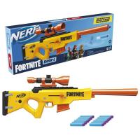 ราคา NERF Fortnite BASR-L Bolt Action, Clip Fed Blaster - Includes Removable Scope, 6-Dart Clip and 12 Elite Darts Sniper Gun (7551368372)