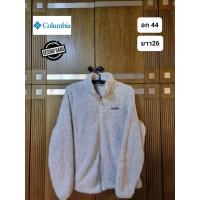 ราคา เสื้อกันหนาว เสื้อฟรีส เสื้อ Fleece แบรนด์ Columbia มือ2 ของแท้ (18468471753)
