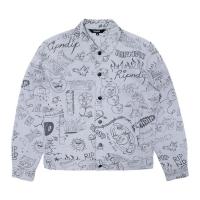 ราคา SLUM LTD - RIPNDIP Sharpie Denim Jacket Light DenimWash (9733613700)