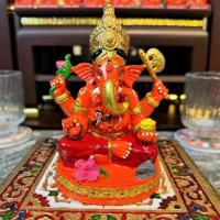 ราคา พระพิฆเนศ "สิทธิวินายัก" สูง 6 นิ้ว กว้าง 4 นิ้ว นำเข้าจากอินเดีย (24834704512)