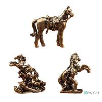 ราคา รูปปั้นม้า Feng Shui ทองเหลือง Vintage เสริมดวงความโชคดีและความเจริญก้าวหน้า สำหรับการตกแต่งบ้าน (44369619023)