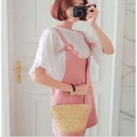 ราคา กระเป๋าสานฟางข้าว สะพายข้าง (3445538795)