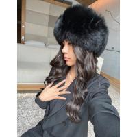 ราคา หมวกกันหนาว สไตล์รัสเซียน ลุยหิมะขนFox fur100% นุ่มปุกปุย Russian Winter Natural Fox Fur Hat Warm Soft Fluffy Real Fox (20193094671)