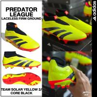 ราคา Adidas อาดิดาส รองเท้าฟุตบอล รองเท้าสตั๊ด FB Predator League Laceless Firm Ground Football Boots IG7766 (3500) (25787263840)