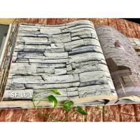 ราคา วอลเปเปอร์ลายหินอ่อนนามธรรม 3D สีเทา Sf (41624573679)