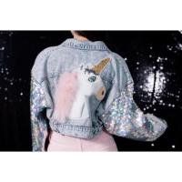ราคา เสื้อคุมยีนม้ายูนิคอร์นฟรุ้งฟริ้ง (1710108230)