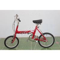 ราคา จักรยานพับได้ญี่ปุ่น - ล้อ 16/18 นิ้ว - มีเกียร์ - อลูมิเนียม - Bridgestone Transit - สีแดง [จักรยานมือสอง] (23012212614)