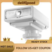 ราคา dellfijpoedUniversal Hot Shoe Camera Flash Hot Shoe Camera Flash GN10 5600K Camera External Mini Photography Flash /// สีขาว (42825571194)