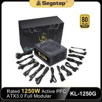 ราคา (พร้อมส่ง) power suppy PSU SEGOTEP 1250w 80 plus gold full modular ประกัน deva (22167421630)