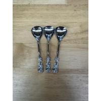 ราคา ช้อนไอศครีมสเตนเลสญี่ปุ่น ลายกุหลาบ 3 ชิ้นชุด (14247878161)