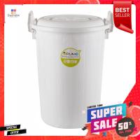 ราคา ถังน้ำถังน้ำกลมพร้อมฝาล็อค PLIM 79L (20.8gl) สีขาวROUND BUCKET WITH LOCK LID PLIM 79L (20.8gl) WHITE (18148079959)