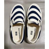 ราคา รองเท้า Uniqlo x Marimeko สี : ขาว/น้ำเงิน ไซด์ 36 (27368819876)