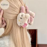 ราคา GOLD Sanrio Hello Kitty Plush Shark คลิปอะนิเมะรูป Y2K สาวหวานอุปกรณ์เสริมผมการ์ตูน Kawaii Retro คลิปผมแฟนของขวัญ TH (44401882342)