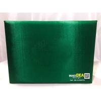 ราคา ปกผ้าไหมใส่ใบประกาศ ปริญญาบัตร ประกาศนียบัตร ขนาด A5 เปิดด้านบน สีเขียว (4232680447)