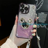 ราคา เคสโทรศัพท์กระจกมิกกี้ ไอโฟน 13 12 11 มือโปร สูงสุด 13 มินิสี่มุมป้องกันการตกเกราะป้องกันพร้อมเชือกเส้นเล็กหนัง (29659678042)
