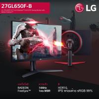 ราคา [ลด 129.-โค้ด SMARTF129] LG 27 inch IPS 144Hz Gaming Monitor (27GL650F-B) (4922706983)