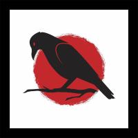 ราคา ลาย นก อีกา ตาแดงสติ๊กเกอร์รีดติดกระเป๋าผ้า / โลโก้รีดติดเสื้อ (11605780045)