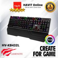 ราคา HAVIT RGB Mechanical Keyboard HV-KB432L พร้อมส่วนที่เหลือข้อมือที่ถอดออกได้ (22531514543)