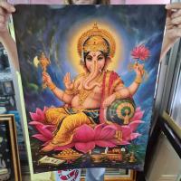 ราคา ภาพเปล่า พระพิฆเณศวร ขนาด 15x21 นิ้ว (38x53ซม.) ภาพคมชัด ไม่แตกเบลอ สีสวย สีสด (4349784404)