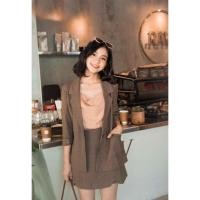ราคา ชุดกระโปรงสั้น เสื้อคลุม กระโปรงพร้อมเสื้อคลุม (43263524980)