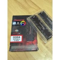 ราคา (มือสอง) 16GB (8GBx2) DDR4 3200MHz RAM (หน่วยความจำ) KINGSTON HyperX PREDATOR RGB (43420288010)