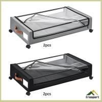 ราคา [Szgqmyyx1] 2ชิ้นใต้เตียงลิ้นชักจัดเก็บที่มีฝาปิดที่มีล้อสําหรับผ้าห่มหนังสือเสื้อผ้า (41318644965)