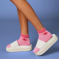 ราคา ถุงเท้า Adidas ORIGINALS ถุงเท้าหุ้มข้อ TREFOIL Semi Pink Glow (40465686896)