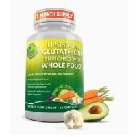 ราคา Liposomal Glutathione Enriched with whole foods 500mg 60capsules (18168013578)